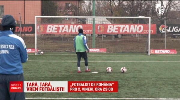 "Apa bei, apa joci!" Marius Constantin a facut show la "Fotbalist de Romania"! Emisiunea e la ProX, ora 23:00