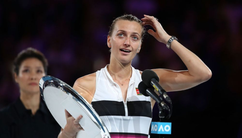 AUSTRALIAN OPEN | Petra Kvitova, IN LACRIMI la ceremonia de premiere! Nu stiam daca mai pot tine in mana o racheta de tenis