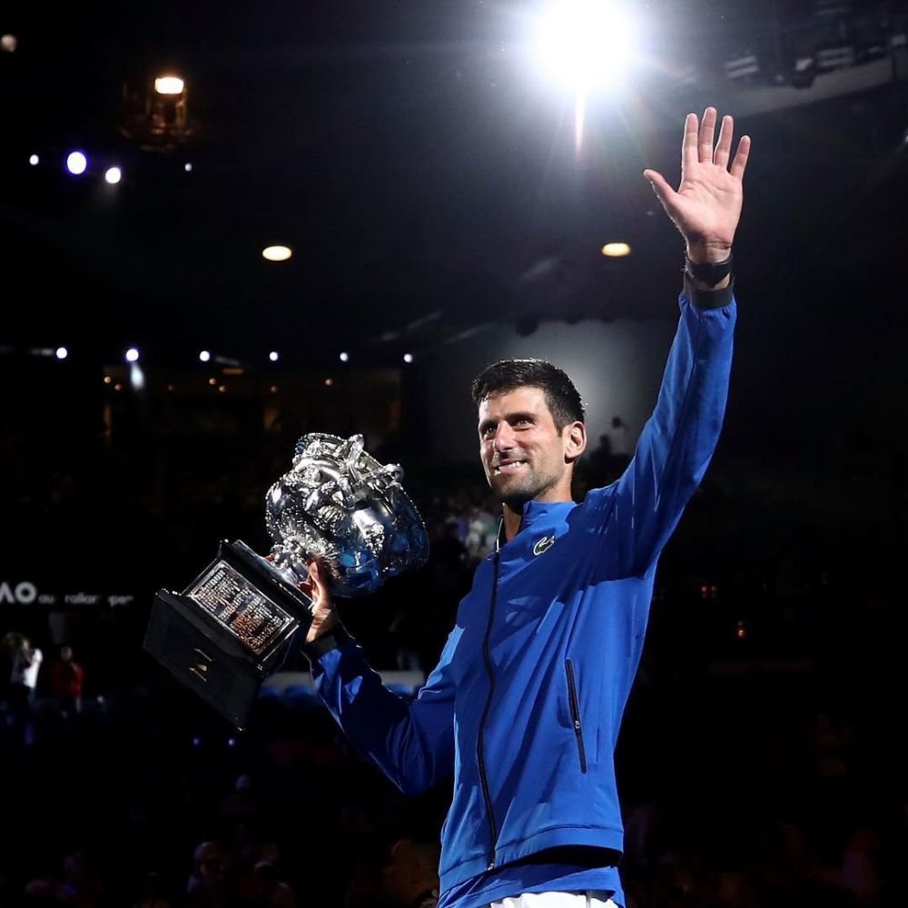 Replica MEMORABILA data de sotia lui Djokovic dupa victoria de record de la Australian Open: 