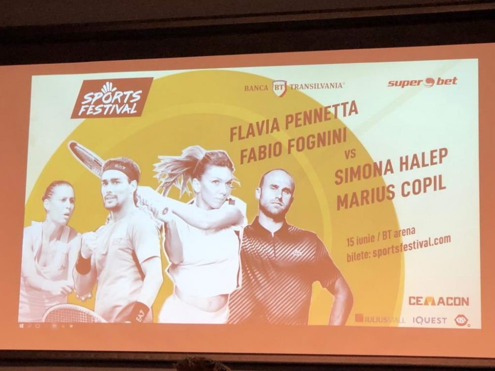 Simona Halep si Marius Copil, demonstrativ de LUX la Cluj! O fosta campioana de la US Open vine in Romania