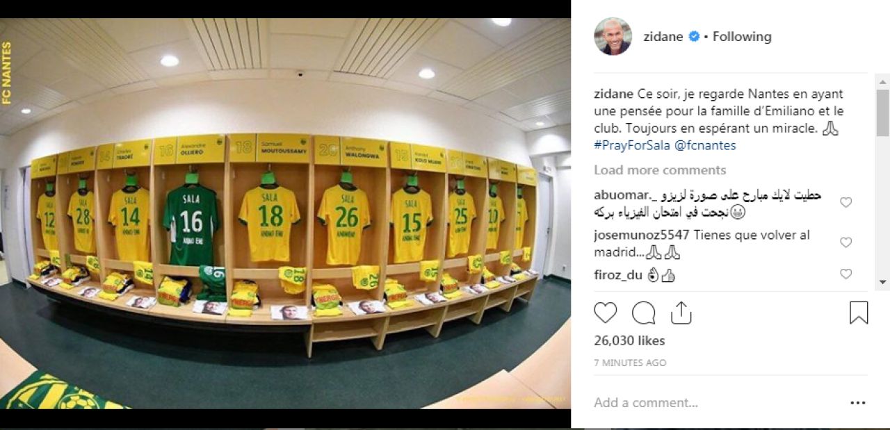 Nantes, gest extraordinar pentru Emiliano Sala! Ce vor purta fotbalistii in partida cu St. Etienne! Zidane este cu ochii pe meci!_2