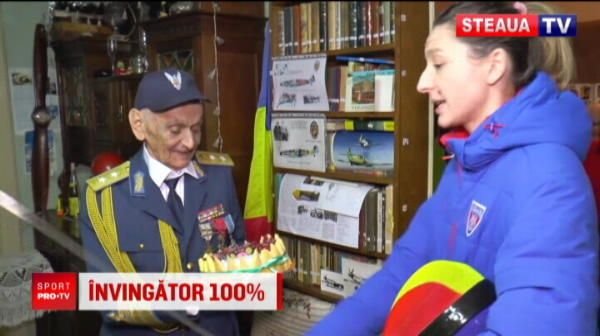 Surpriza de nota 100! Ana Maria Branza a mers la ziua unui eroi din al Doilea Razboi Mondial