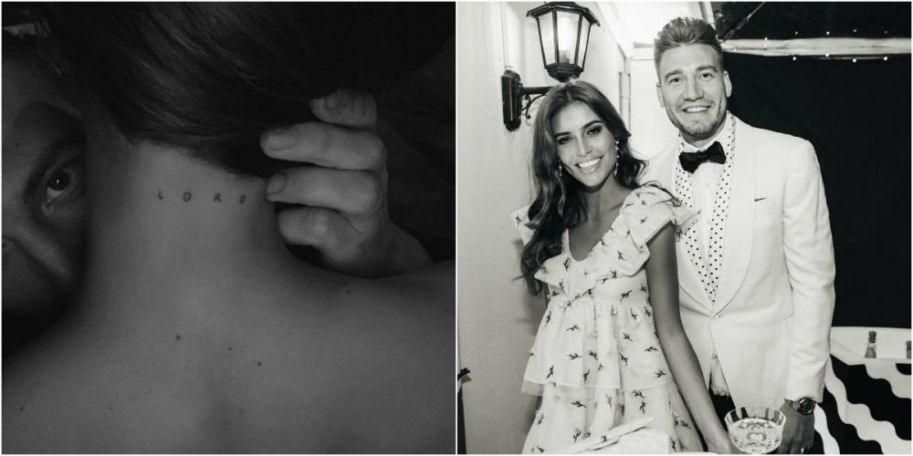 FABULOS :)) Iubita lui Bendtner si-a tatuat porecla fotbalistului pe gat. FOTO_29