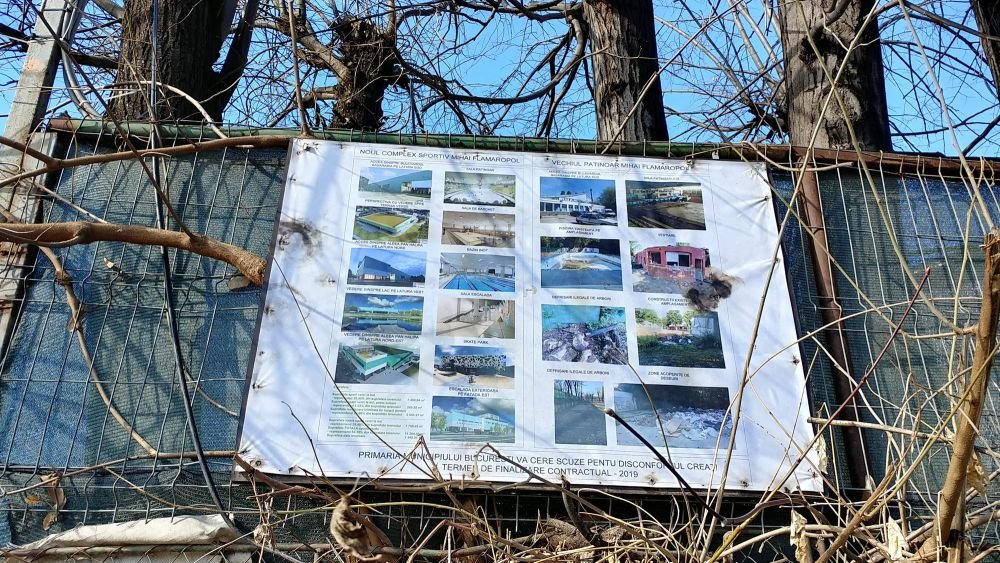 Patinoarul Flamaropol nu va fi finalizat in vara acestui an, asa cum a promis primarul Bucurestiului. Cum arata acum. FOTO_2