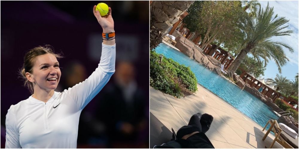 Cum s-a relaxat Simona Halep inaintea semifinalei cu Svitolina de la Doha. FOTO_3