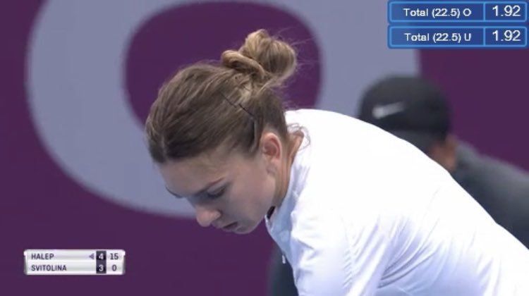 Moment incredibil pe teren! Simona Halep s-a uitat catre propria loja si a TUNAT: