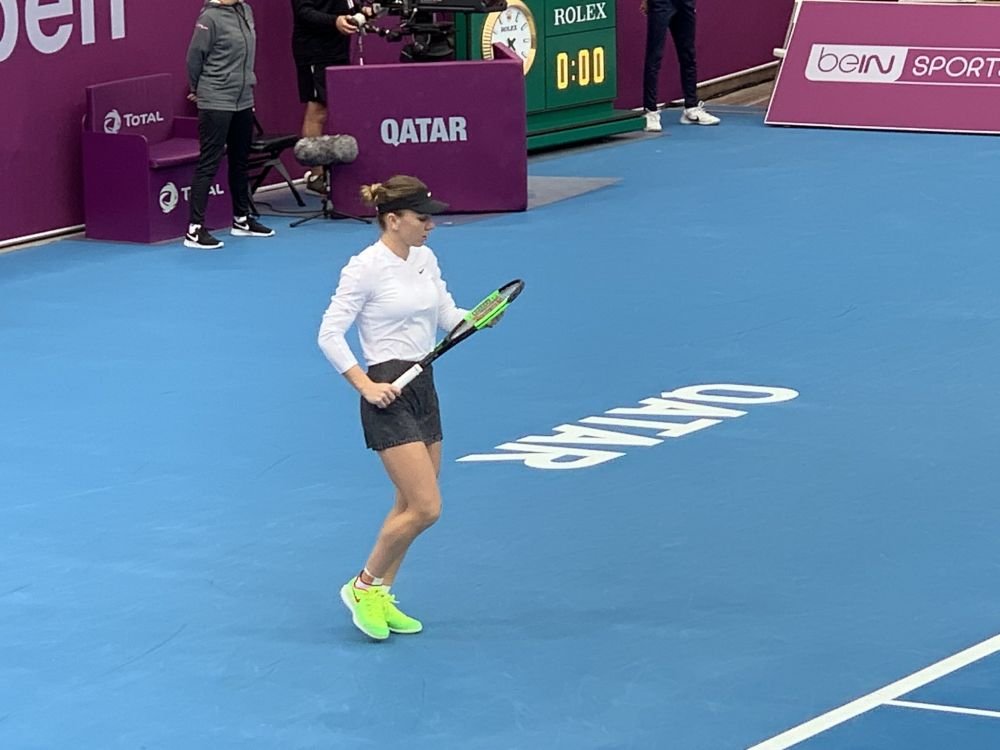 Moment incredibil pe teren! Simona Halep s-a uitat catre propria loja si a TUNAT: 