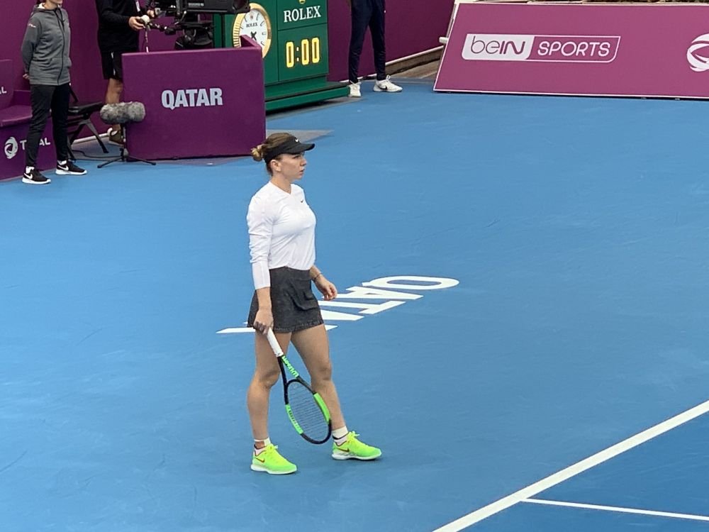 Moment incredibil pe teren! Simona Halep s-a uitat catre propria loja si a TUNAT: 