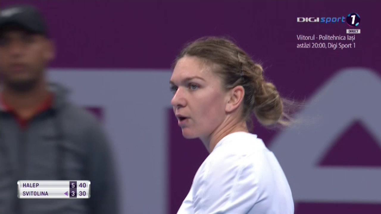 Moment incredibil pe teren! Simona Halep s-a uitat catre propria loja si a TUNAT: