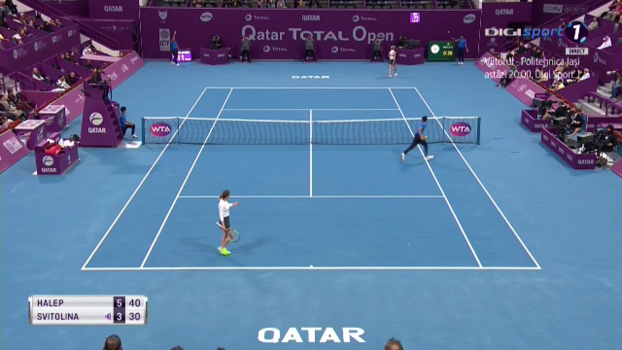 Moment incredibil pe teren! Simona Halep s-a uitat catre propria loja si a TUNAT: