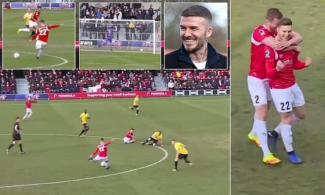 EXCLUSIV! Romanul care l-a impresionat pe Beckham cu un gol marcat de la centru: 