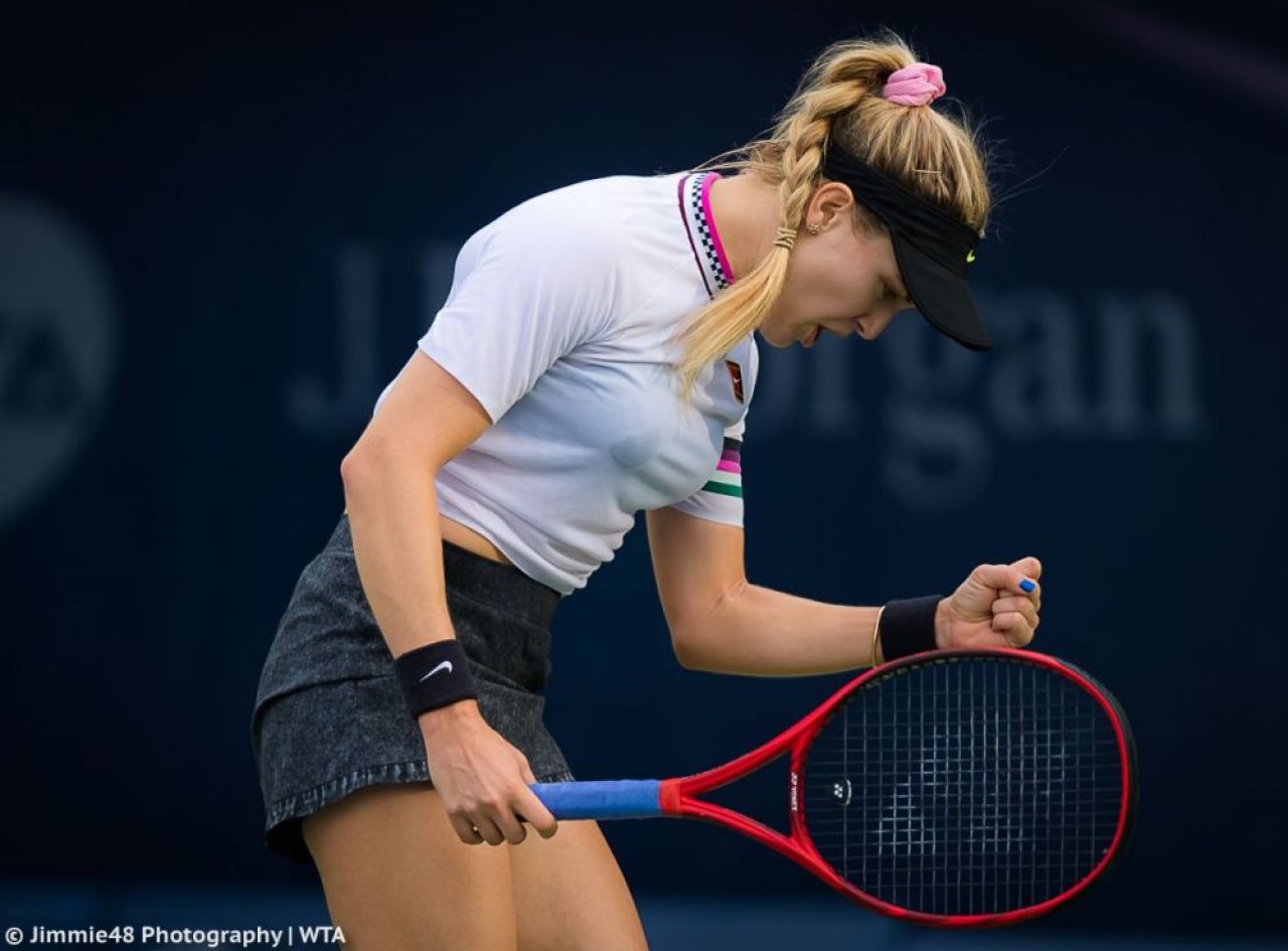 SIMONA HALEP - EUGENIE BOUCHARD | GENIAL! Ce i-a strigat un roman Simonei in timpul partidei: