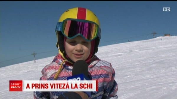 Nu toate fetitele vor sa fie ca Halep sau Neagu! Cand voi fi mare, as vrea sa seman cu Lindsay Vonn!