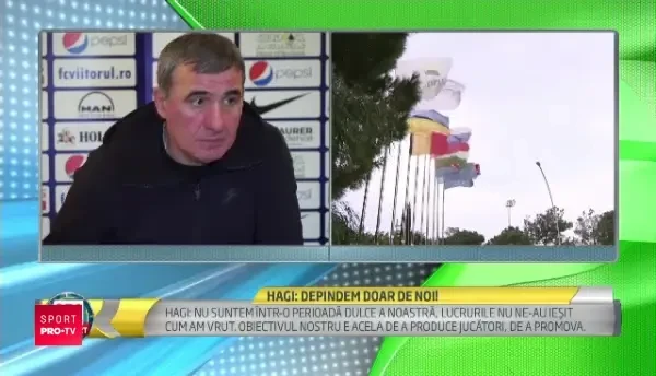 Doua finale pentru Hagi dupa 6 meciuri de cosmar: Suntem obligati sa castigam! Cum prinde Viitorul playoff-ul