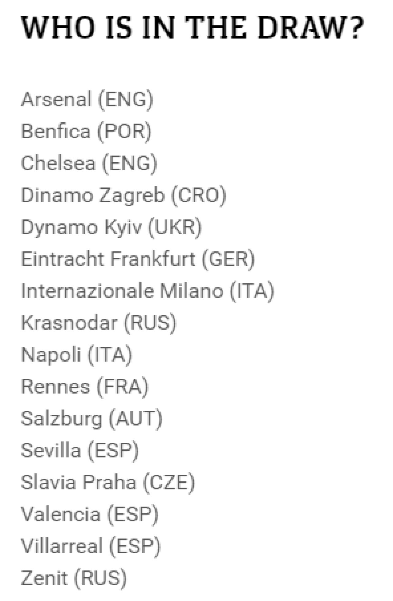 TRAGERE LA SORTI EUROPA LEAGUE | Meci tare pentru Chiriches impotriva echipei cu o singura infrangere in acest sezon! Arsenal - Rennes, Eintracht - Inter Milano_3