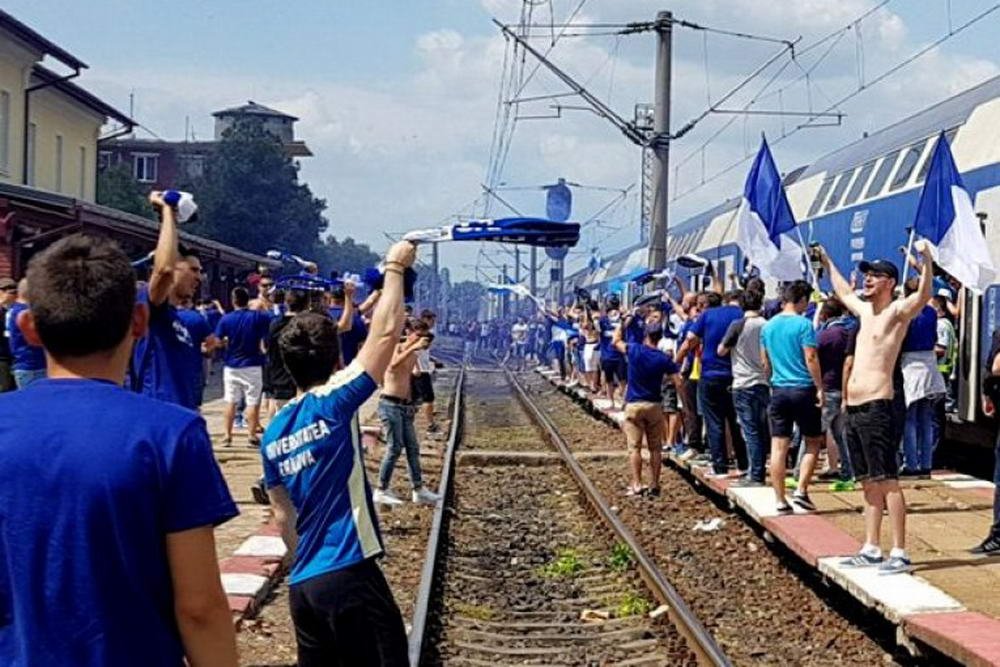 Craiova vine cu TRENUL la Bucuresti, mii de fani alaturi de ea! Cate bilete au cumparat oltenii: Doza de moral cu echipa clanului Becali