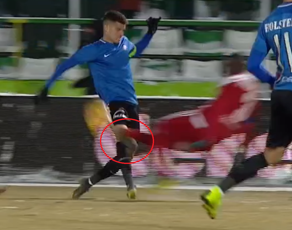 FOTO | Intrare criminala a lui Viera la Ianis Hagi! Ivorianul de la Sepsi a scapat usor, Hagi a luat foc! Cum arata piciorul lui Ianis