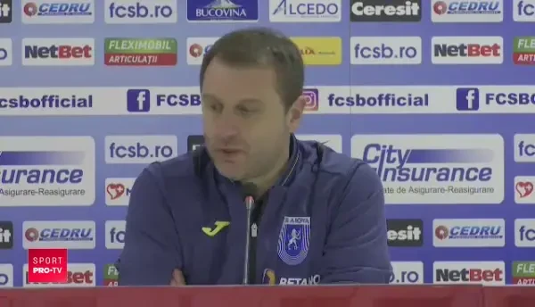 Devis Mangia, dezamagit dupa meciul cu FCSB! Ce a spus de lupta la titlu! "Daca se joaca doar fotbal, ramanem in lupta"