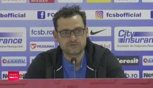 "A semnat cu noi din cate stiu!" Teja a explicat de ce nu joaca Stoian si s-a suparat cand a fost intrebat de Gnohere