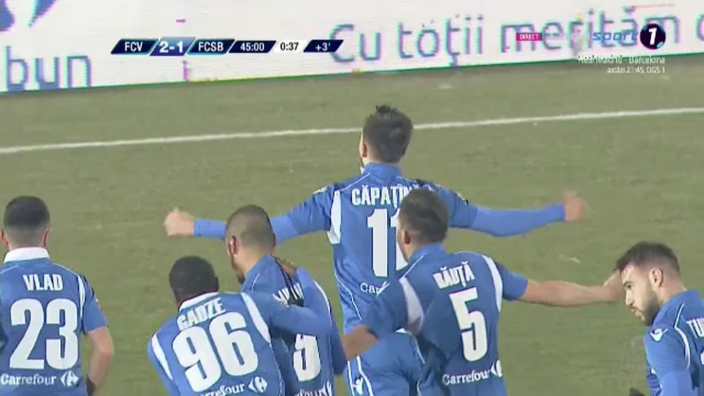 VOLUNTARI - FCSB 2-2 | Hora il salveaza pe Teja, FCSB gafaie spre play-off! Pintilii s-a accidentat, Teixeira a primit rosu! Toate fazele meciului_4