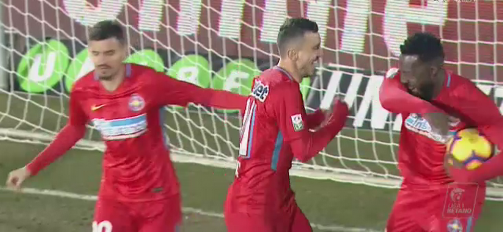 VOLUNTARI - FCSB 2-2 | Hora il salveaza pe Teja, FCSB gafaie spre play-off! Pintilii s-a accidentat, Teixeira a primit rosu! Toate fazele meciului_5