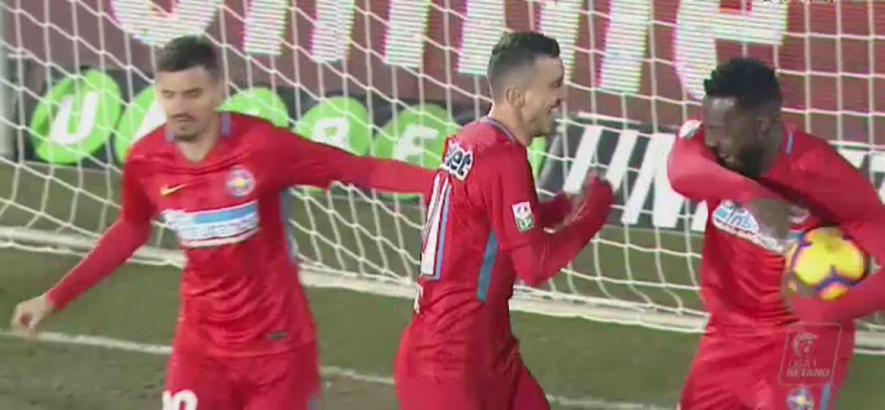 VOLUNTARI - FCSB 2-2 | Hora il salveaza pe Teja, FCSB gafaie spre play-off! Pintilii s-a accidentat, Teixeira a primit rosu! Toate fazele meciului_5