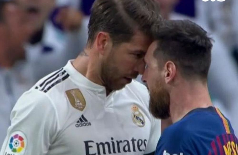 I s-a umflat VENA si a vrut sa se duca dupa Ramos! Moment INCREDIBIL in finalul reprizei in El Clasico! Reactia lui Messi dupa gestul capitanului de la Real