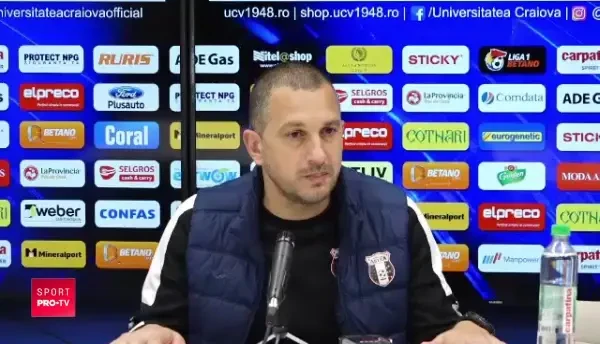 Enache a incercat sa-i consoleze pe olteni: "Stiu ca sunteti suparati, dar trebuie sa apreciati spectacolul!"