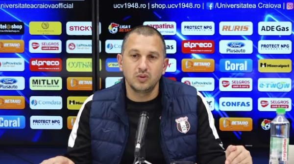 Enache a incercat sa-i consoleze pe olteni: Stiu ca sunteti suparati, dar trebuie sa apreciati spectacolul! Ce obiectiv are Astra in play-off
