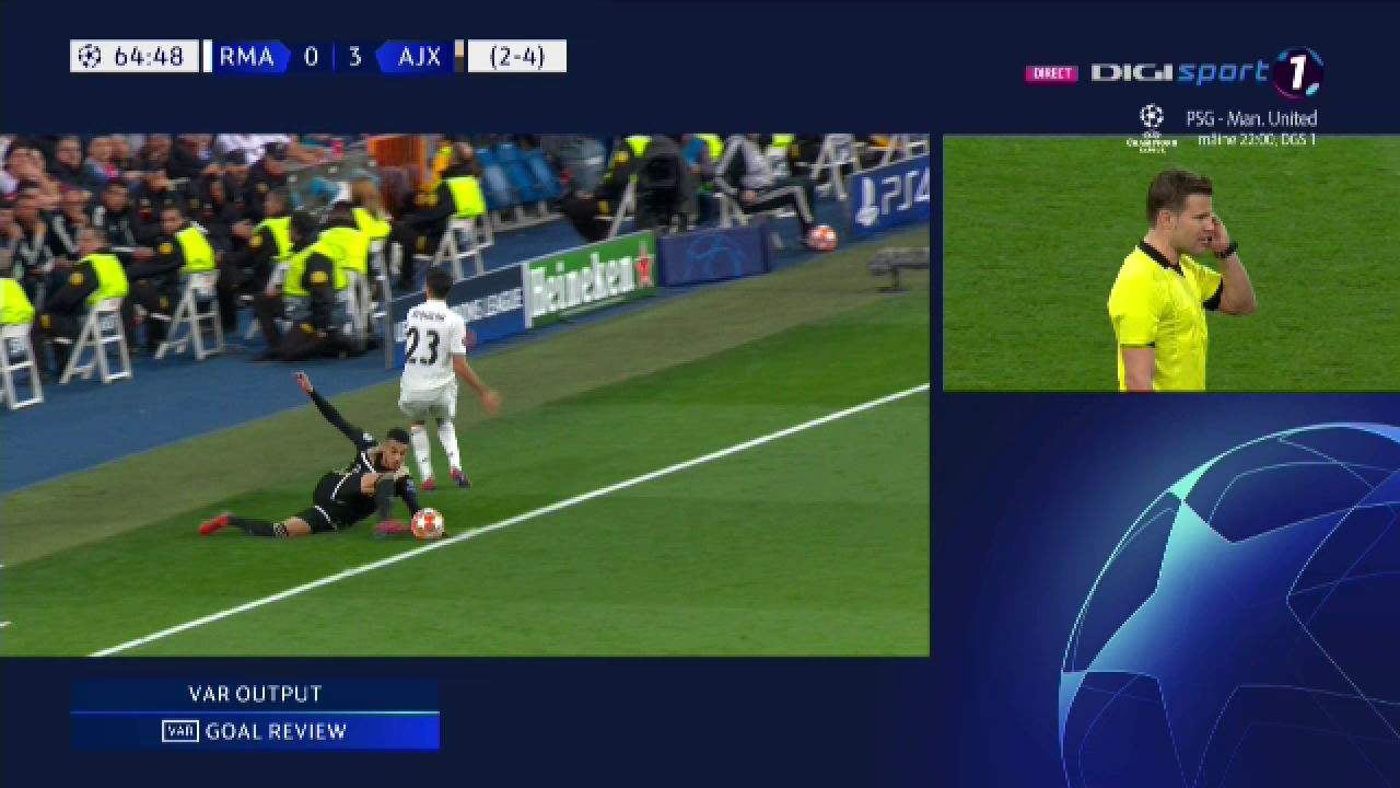 REAL MADRID - AJAX | Nici VAR-ul n-a salvat Realul! Prima eliminare din UEFA Champions League dupa 4 ani! Faza IMPOSIBILA pentru arbitru_1