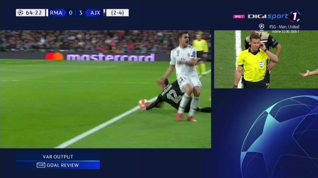 REAL MADRID - AJAX | Nici VAR-ul n-a salvat Realul! Prima eliminare din UEFA Champions League dupa 4 ani! Faza IMPOSIBILA pentru arbitru_2