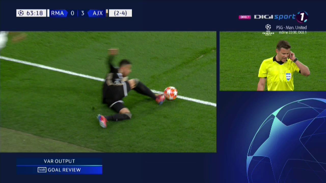 REAL MADRID - AJAX | Nici VAR-ul n-a salvat Realul! Prima eliminare din UEFA Champions League dupa 4 ani! Faza IMPOSIBILA pentru arbitru_3
