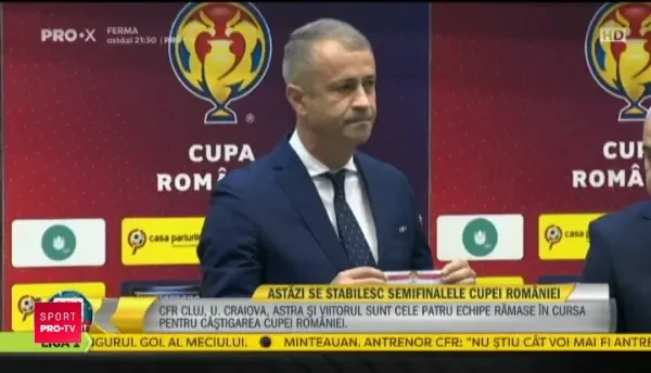 S-au stabilit semifinalele Cupei Romaniei: CFR - Astra si Craiova - Viitorul sunt meciurile care decid finala