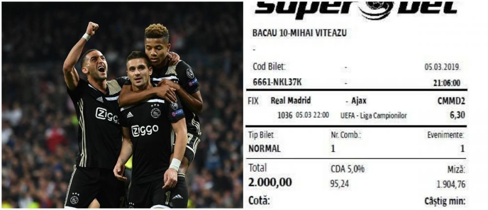 Cati bani a putut sa castige romanul care a avut curajul NEBUN sa puna 2.000 lei pe calificarea lui Ajax! Suma impresionanta: FOTO_3