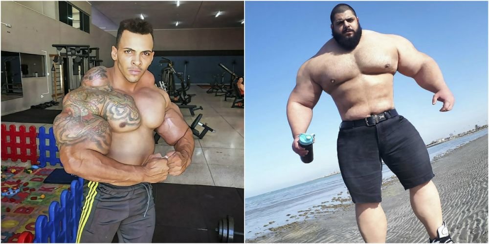 FREAK SHOW: Acord pentru cel mai bizar meci de MMA! Hulk al Braziliei intra in cusca impotriva lui Hulk din Iran! Cum au ajuns sa arate asa