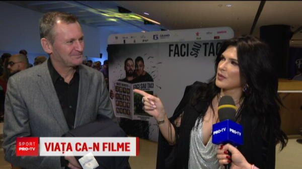 Craioveanu s-a facut actor si a avut emotii mai mari decat la fotbal: M-au sunat Pacino si DeNiro si mi-au zis sa nu lupt cu ei pentru Oscar! :) Sandra Izbasa a atras toate privirile