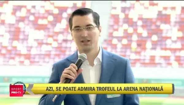 Stim si ne-am obisnuit ca nu toate proiectele de infrastructura vor fi gata! Razvan Burleanu, la prezentarea trofeului EURO la Bucuresti