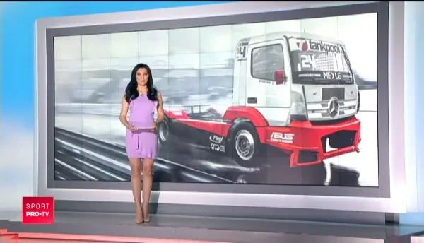 Un italian a facut drifturi cu Tirul la Timisoara!