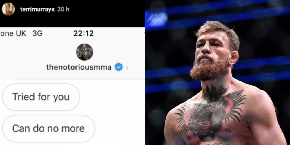 Dialog incredibil intre McGregor si femeia care spune ca i-a facut un copil. Ce 