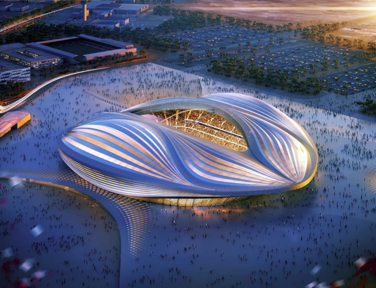 Gazonul de pe un stadion din Qatar, instalat in TIMP RECORD! Cum arata arena de LUX pentru CM 2022. VIDEO_1