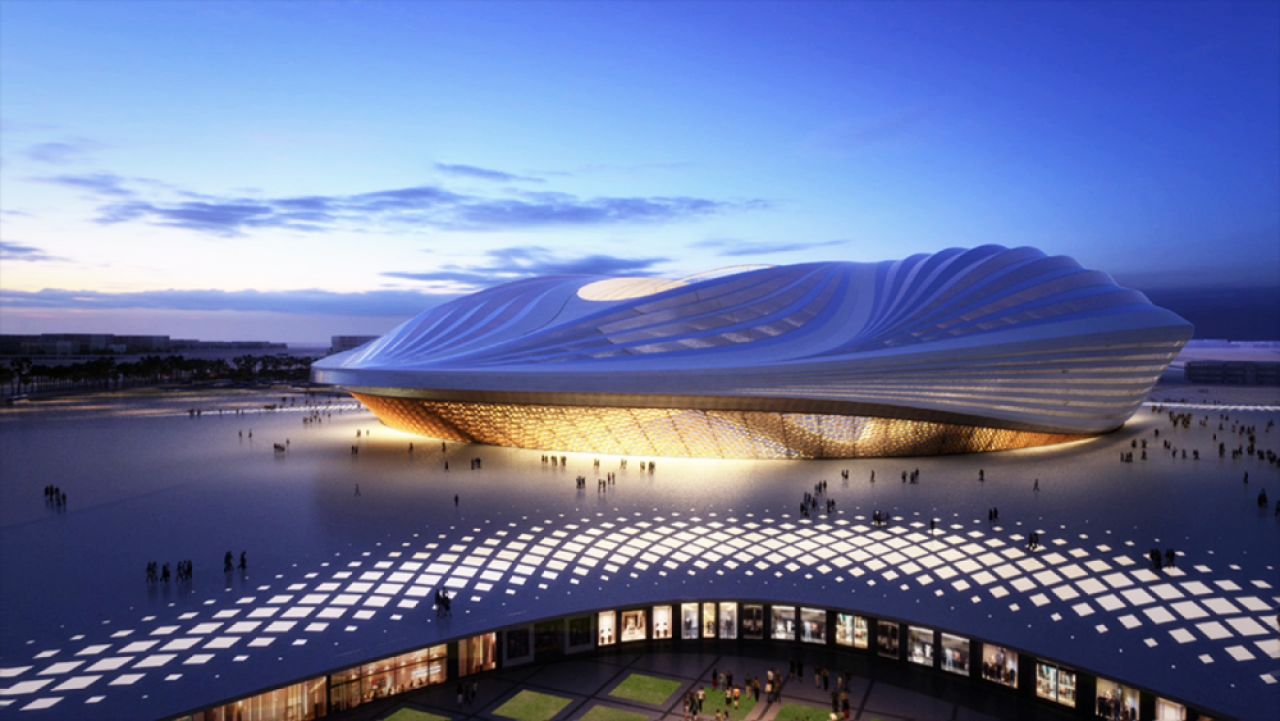 Gazonul de pe un stadion din Qatar, instalat in TIMP RECORD! Cum arata arena de LUX pentru CM 2022. VIDEO_5