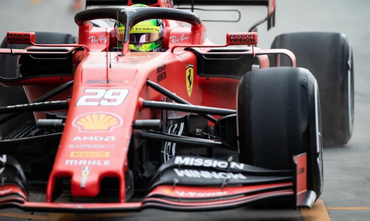Moment istoric: Mick Schumacher a condus pentru prima data masina Ferrari de Formula 1: