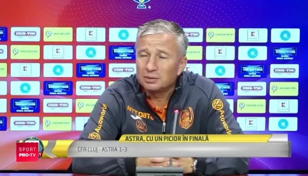 Reactia lui Dan Petrescu dupa prima infrangere pe propriul teren la CFR: E un rezultat mincinos!
