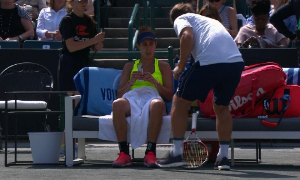 Mihaela Buzarnescu a imitat-o pe Halep, dar nu a iesit bine: Nu te vad acolo Ce REPLICA a primit din partea antrenorului