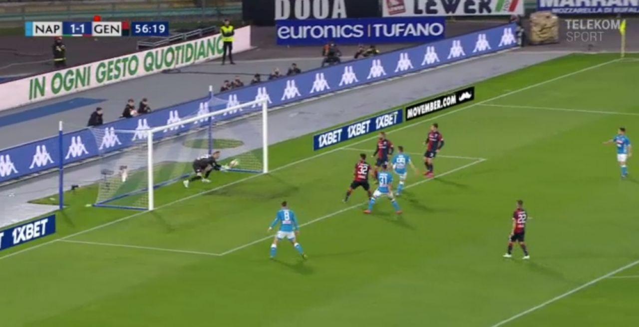 Meci de zile mari pentru Ionut Radu! Portarul de la U21 a salvat-o pe Genoa cu interventii FABULOASE: partida se putea termina 4-1 pentru Napoli_2