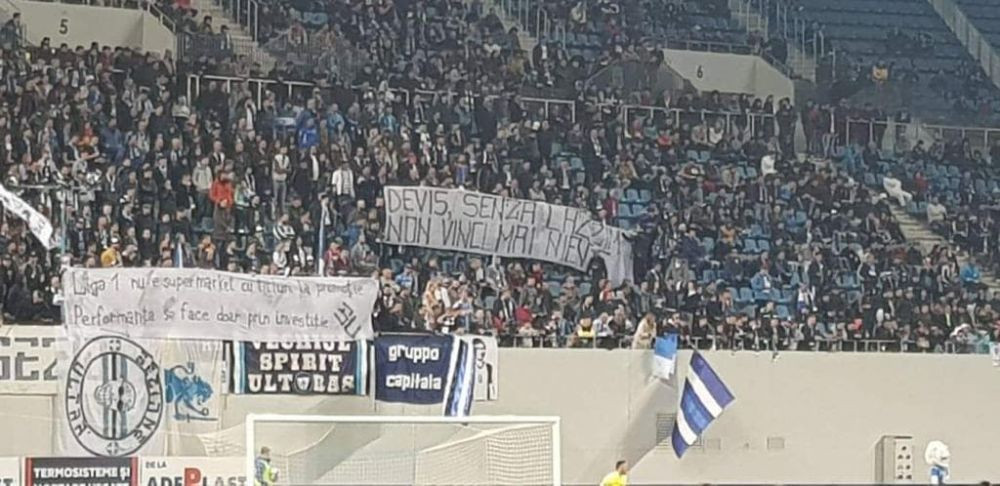 Unde sunt banii, arici sarac?! Mesaje dure la adrea lui Rotaru la Craiova - CFR Cluj: suporterii n-au mai rezistat