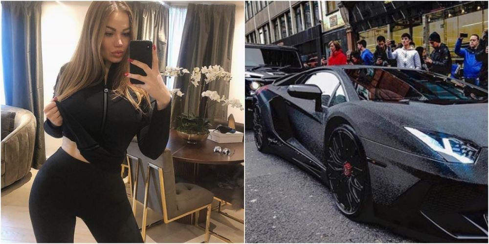 Cine e moldoveanca bomba sexy care a blocat o strada din Londra cu Lamborghiniul sau decorat cu 2 milioane de cristale Swarovski! VIDEO