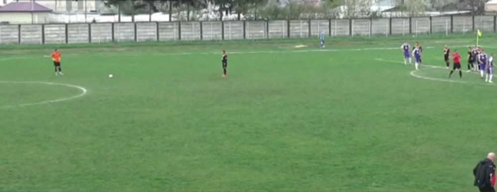 VIDEO | GOL FABULOS al portarului din lovitura libera: era minutul 90+4! Faza incredibila in Liga 3: cum s-a bucurat portarul de la Falticeni