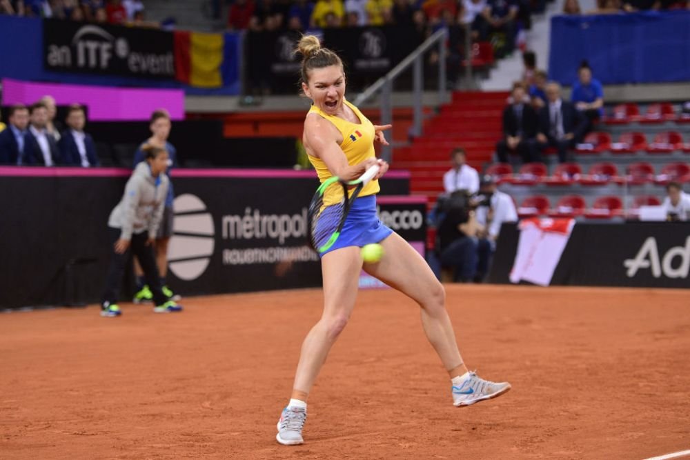 GALERIE FOTO: Simona Halep i-a adus Romaniei primul punct in meciul pentru finala Fed Cup_3