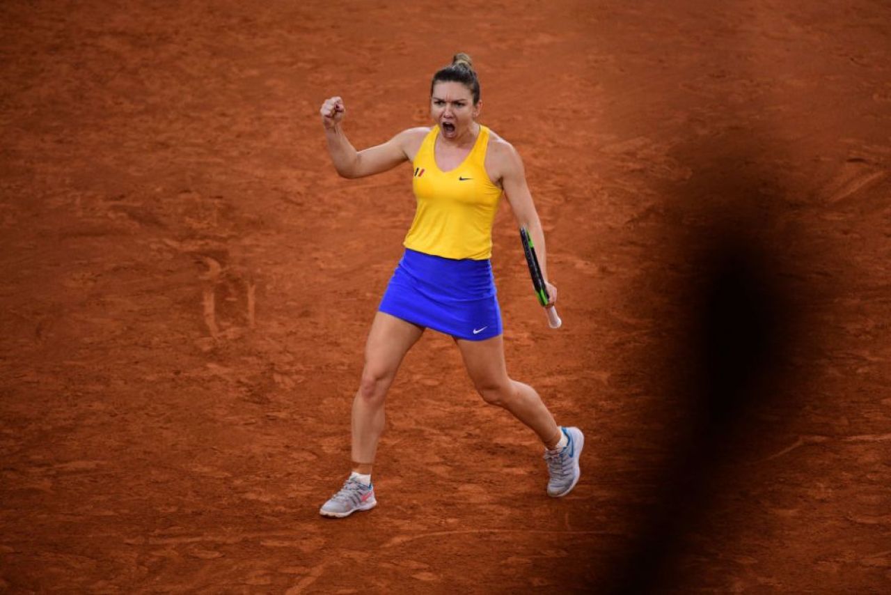 GALERIE FOTO: Simona Halep i-a adus Romaniei primul punct in meciul pentru finala Fed Cup_6